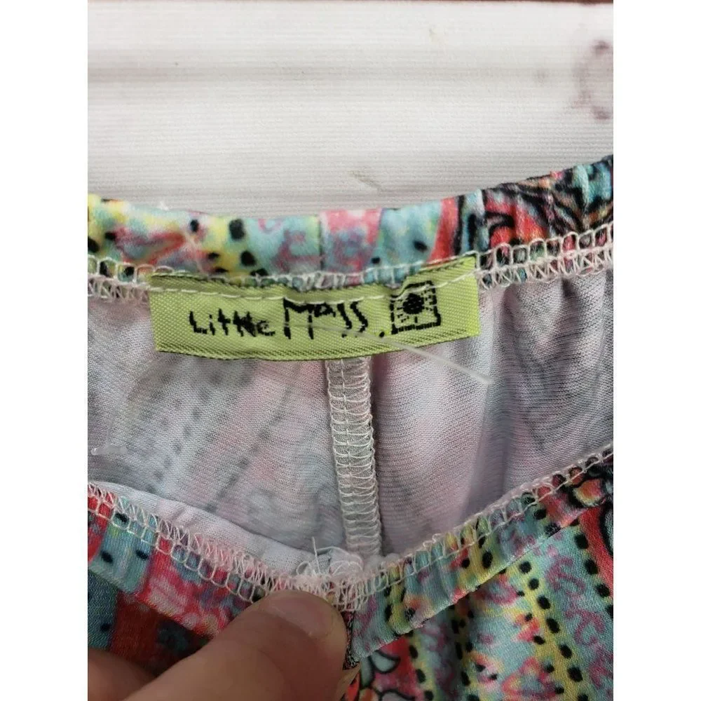 Little Mass girls medium Boho pull on boutique‎ shorts